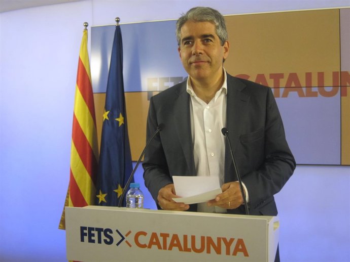 El candidato de CDC a las elecciones del 26J, Franncesc Homs