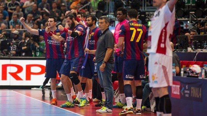  El Entrenador Del FC Barcelona De Balonmano, Xavi Pascual
