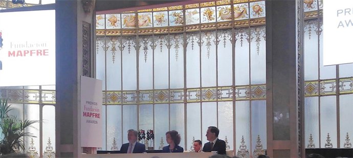 La Reina Sofía en la entrega de los Premios Mapfre