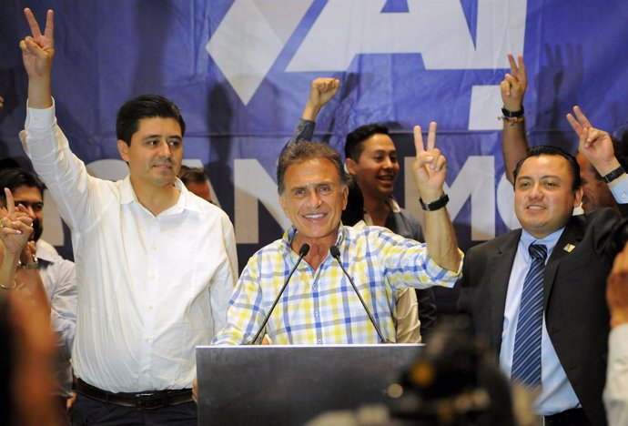 El candidato del PAN en Veracruz, Miguel Ángel Yunes