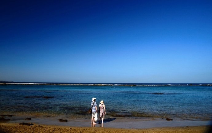 La Playa de Las Canteras de Las Palmas de Gran Canaria