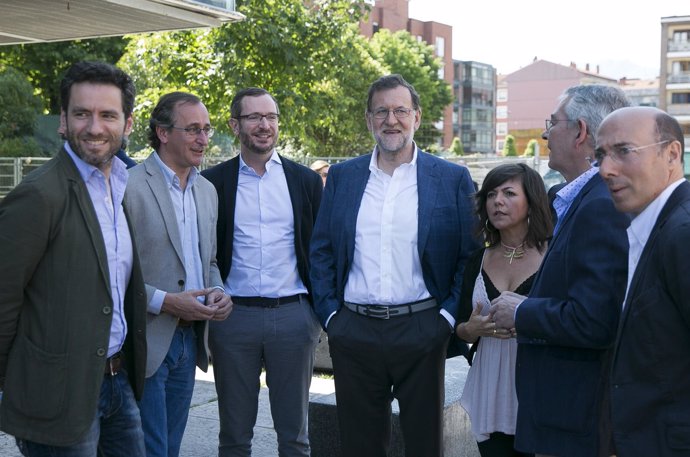 Alonso y Maroto junto a Mariano Rajoy