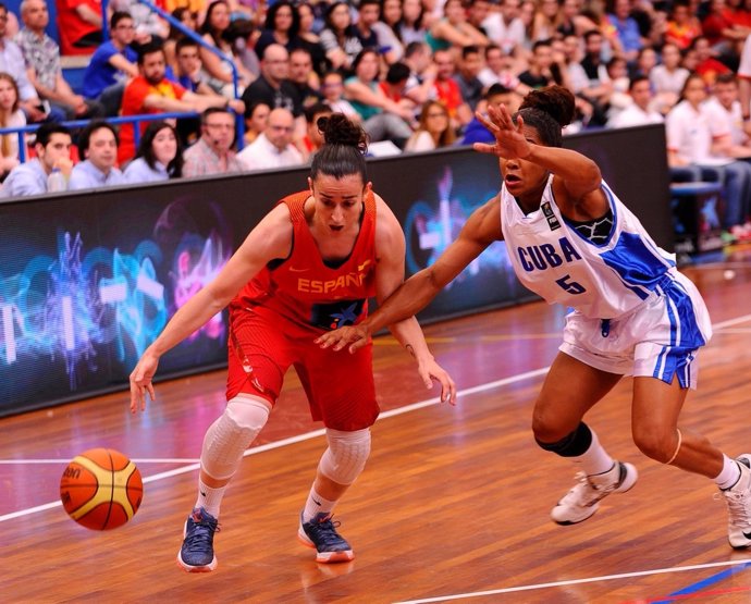 Selección española femenina baloncesto Cuba España