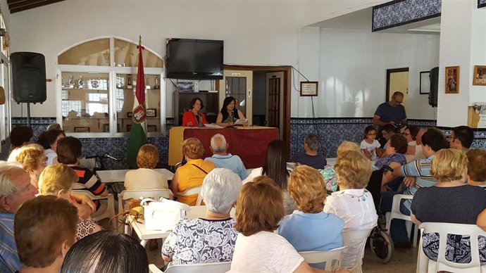 Sánchez Rubio, en un acto en Cantilla