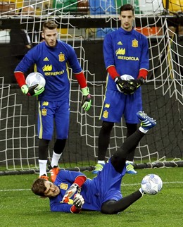 Casillas, De Gea y Rico 