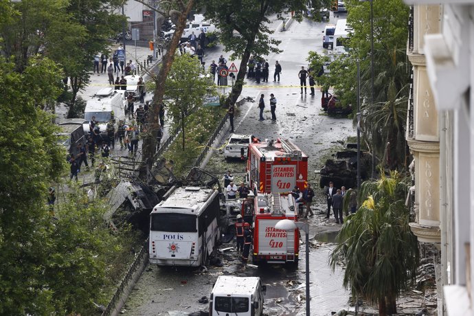 Explosión de un autobús en Turquía