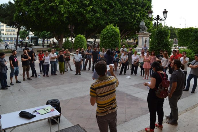 Imagen de la asamblea del Comité de apoyo
