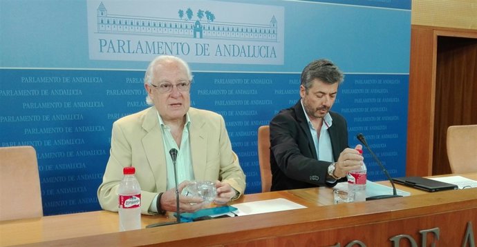 Jaime Raynaud y Miguel Ángel Torrico, hoy en rueda de prensa