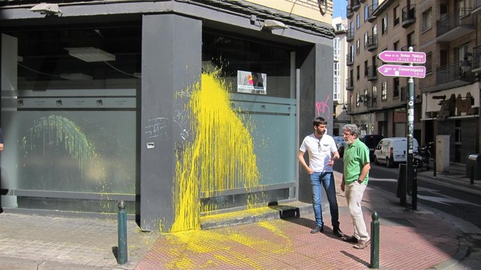 Álvaro Sanz y Adolfo Barrena, de IU Aragón