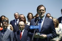Rajoy dice que hay "un gran futuro por delante" si no se "desvía el rumbo": "Somos optimistas"