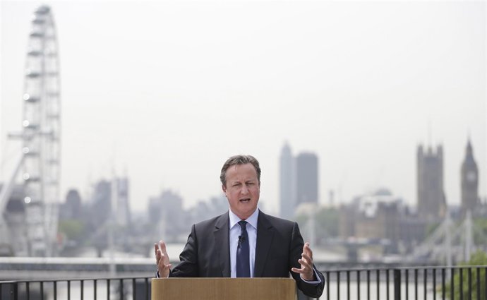 El primer ministro de Reino Unido, David Cameron