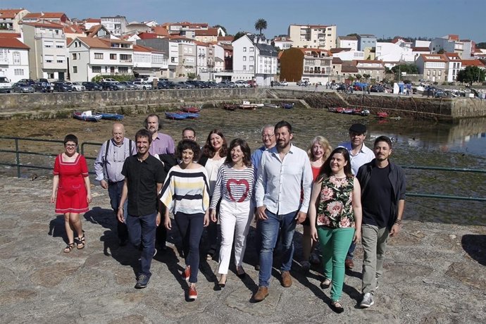 Candidatura de En Marea, presentación en Ribeira