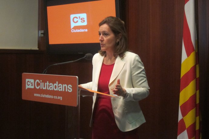 La líder de C's en el Ayuntamiento de Barcelona, Carina Mejías 