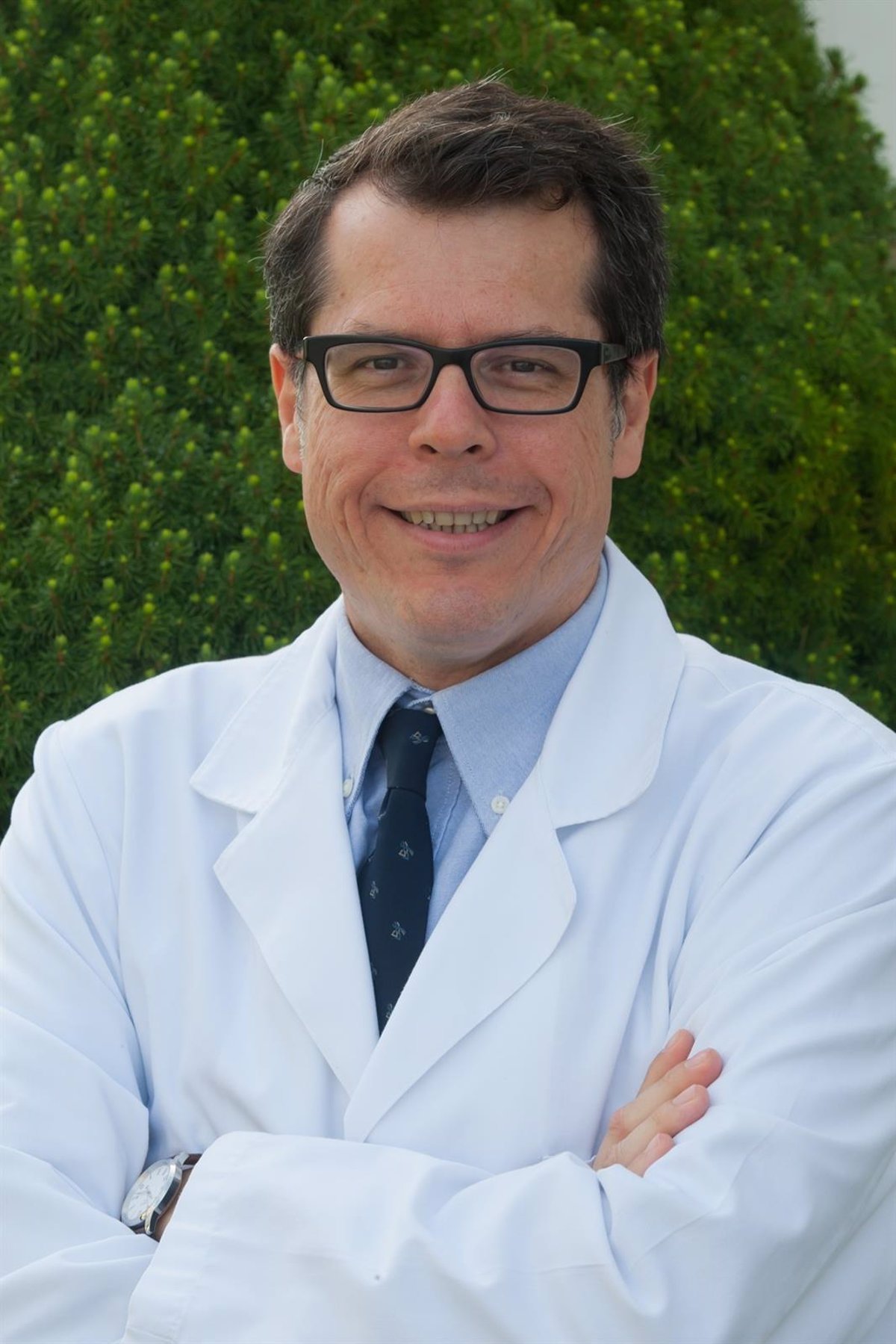 El doctor Matías Ávila, del CIMA, de un congreso de