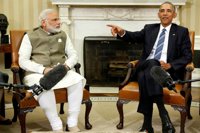 Modi traslada a Obama su voluntad de aplicar el acuerdo climático este año