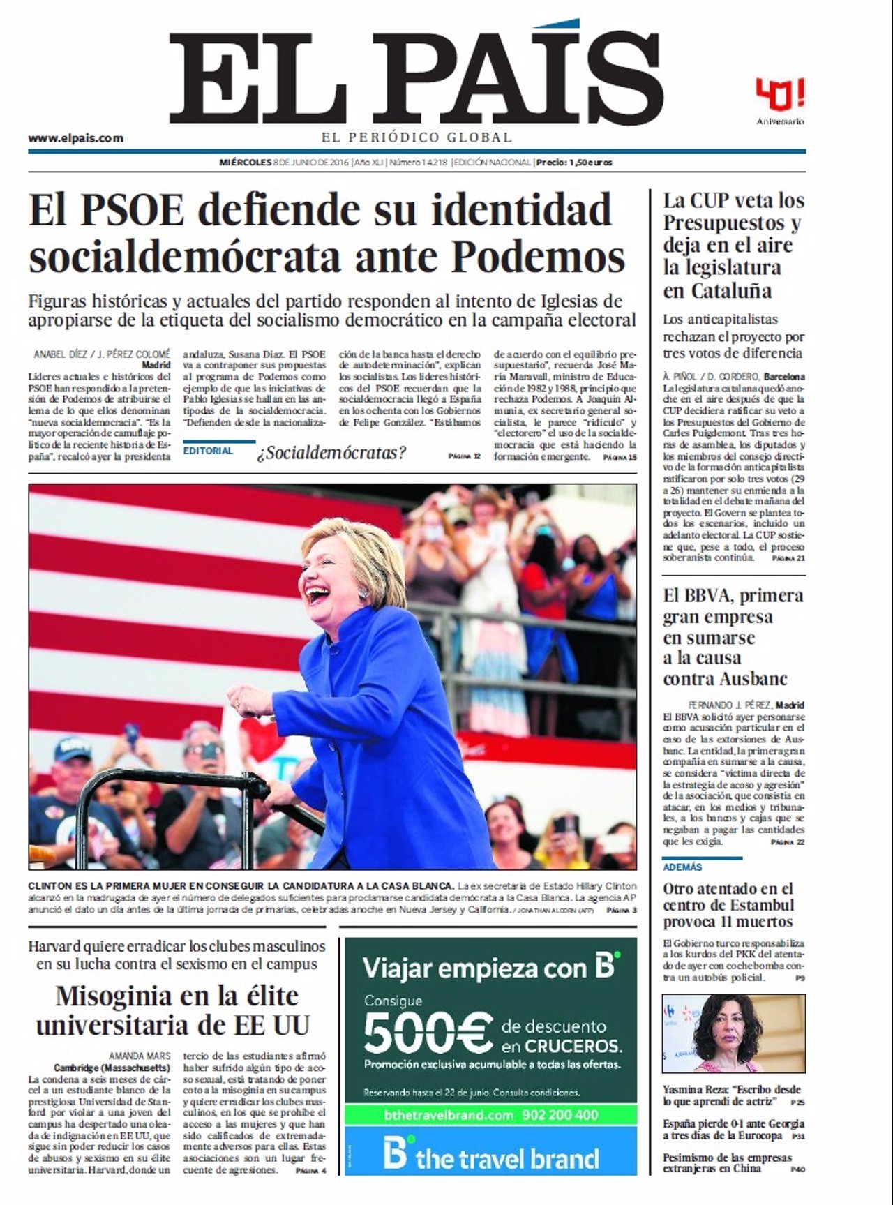 Portada El País