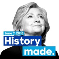 Hillary Clinton agradece "haber hecho historia" antes de conocerse los resultados