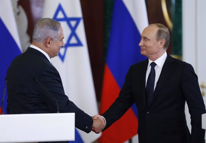 Encuentro entre Putin y Netanyahu en Moscú