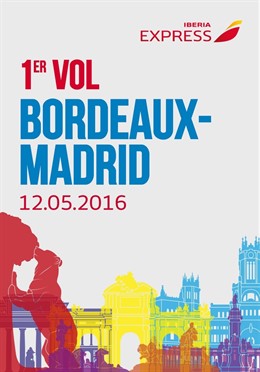 Iberia Express presenta un sello para Francia