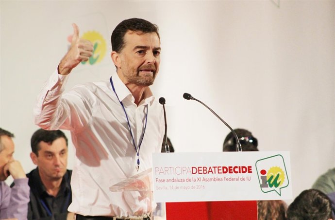 El coordinador general de IULV-CA, Antonio Maíllo