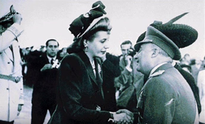 Visita de Eva Perón a España