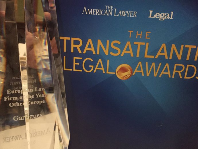 Garrigues recibe el 'Transatlantic Legal Award' 