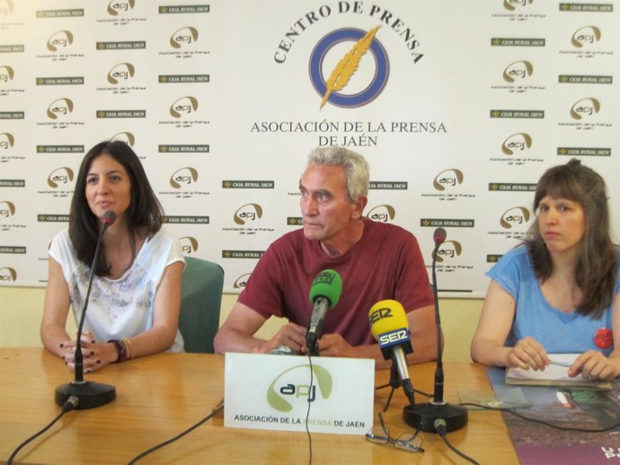 Diego Cañamero en la presentación de Unidos Podemos Jaén