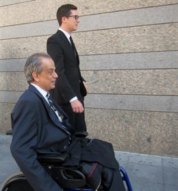 Javier Rodríguez Segovia, tras declarar como investigado. 