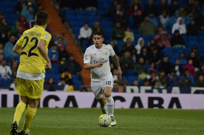 James Rodríguez en el Real Madrid - Villareal