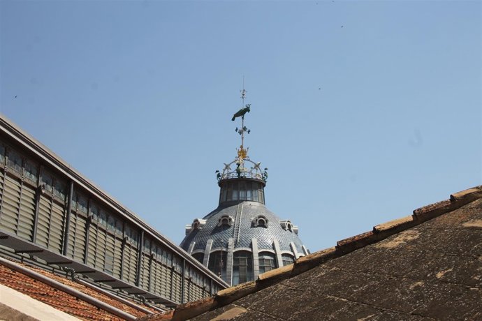Tejado del Mercado Central de Valencia