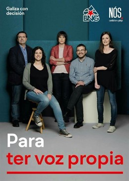 Cartel del BNG para el 26 de junio