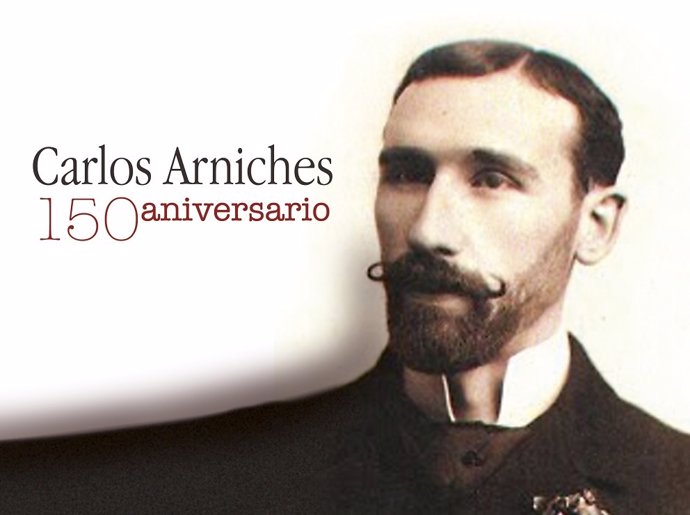 Cartel anunciador del 150 aniversario del nacimiento de Arniches