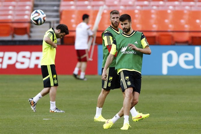 Gerard Piqué y Sergio Ramos