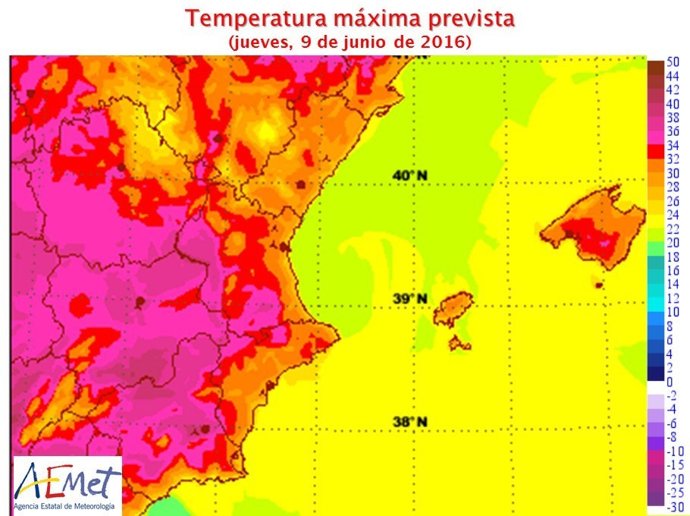Predicción para este jueves 