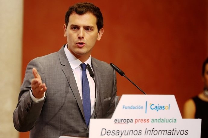 Albert Rivera, en los Desayunos de Europa Press Andalucía