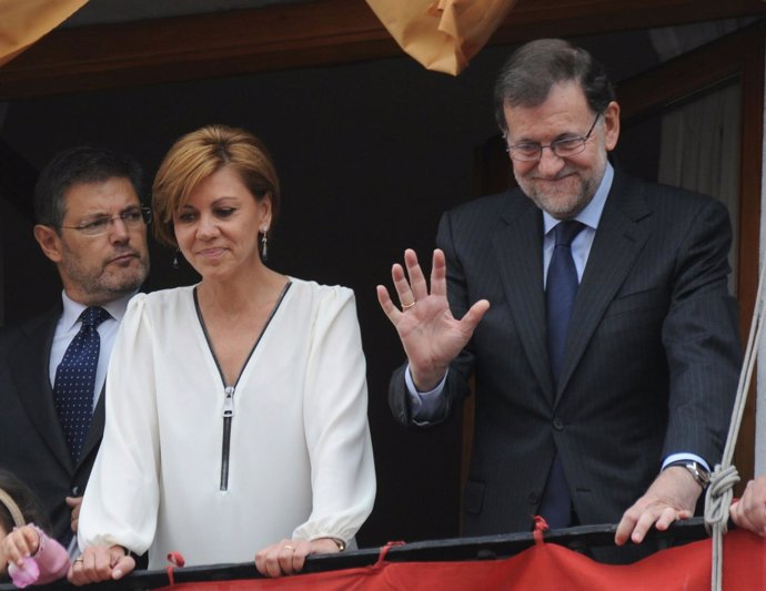 Rajoy y Cospedal, Corpus de Toledo