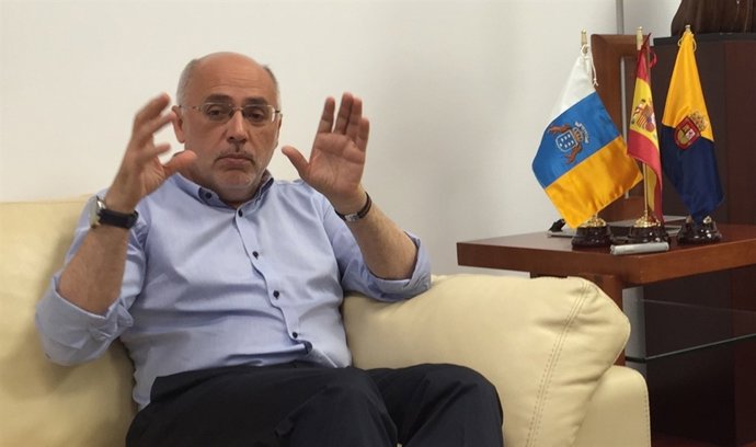 El presidente del Cabildo de Gran Canaria, Antonio Morales