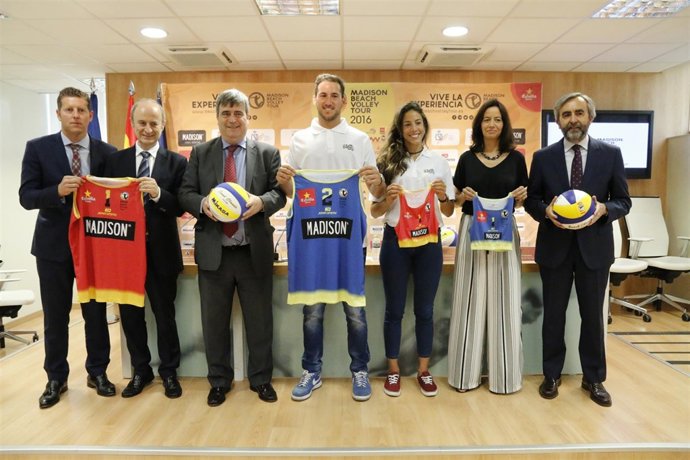 Presentación del Madison Beach Volley Tour 2016