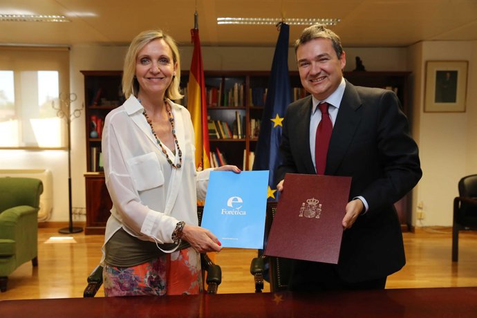 Carmen Casero y Germán Granda. Ministerio de Empleo y Forética