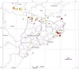 Catalunya ha registrado 800 terremotos anuales de media