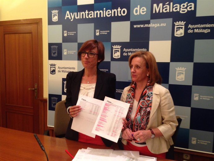 María Gámez y Begoña Medina, PSOE Ayuntamiento de Málaga