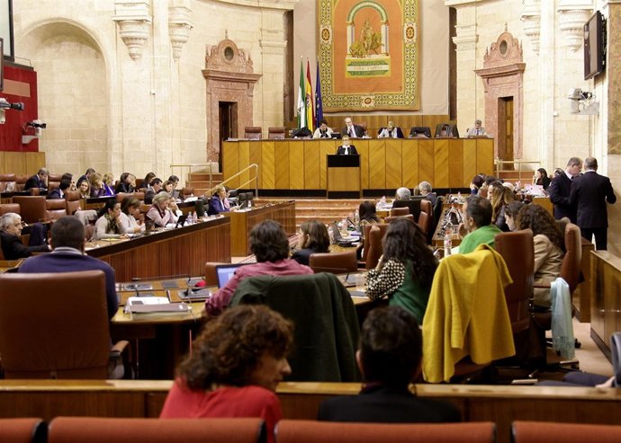 Pleno del Parlamento andaluz