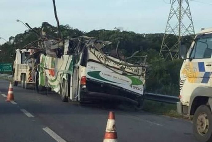 Accidente de autobús São Paulo