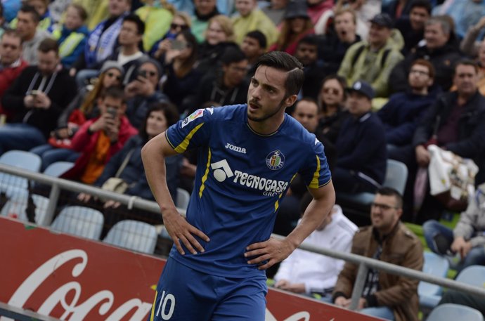 Pablo Sarabia en el Getafe C.F. S.A.D. - Real Madrid C.F. 