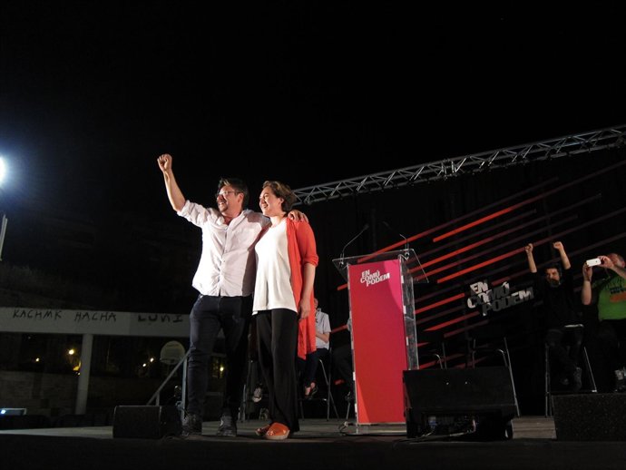 Xavier Domènech (EnComúPodem) Ada Colau (BComú)