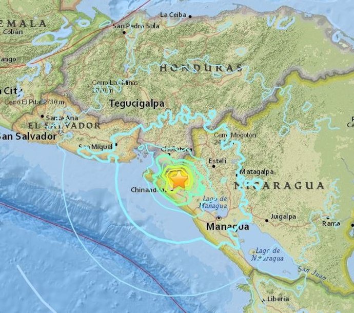 Terremoto en Nicaragua