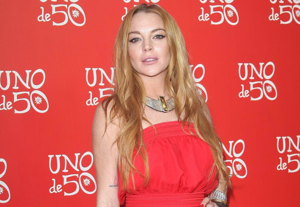 Lindsay Lohan en el veinte aniversario de Uno de 50/ europapress