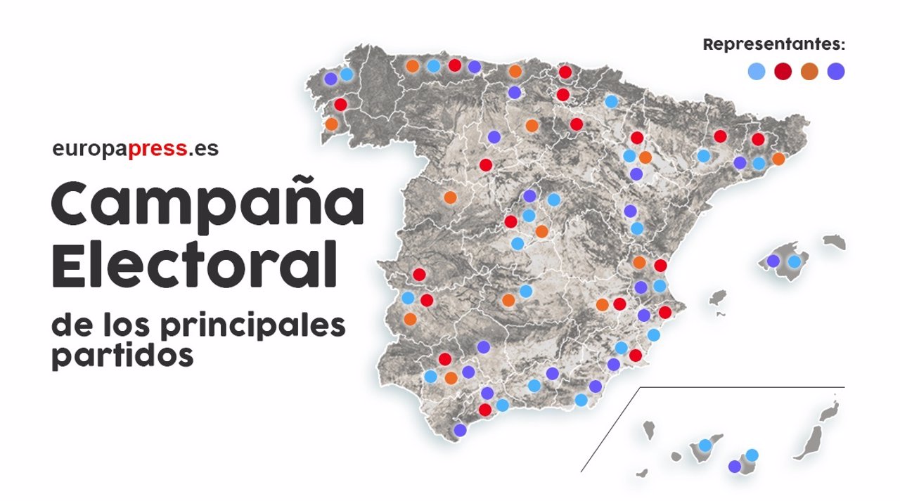 Campaña electoral de los principales partidos