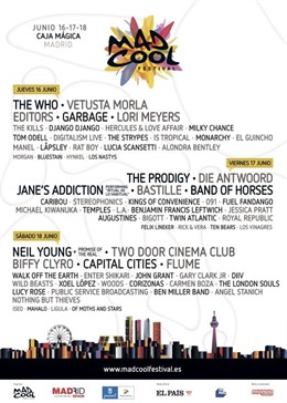 Cartel festival Mad Cool