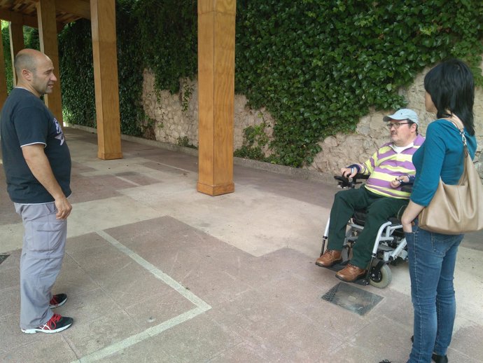 Visita a los diferentes espacios previa al Bluescazorla 